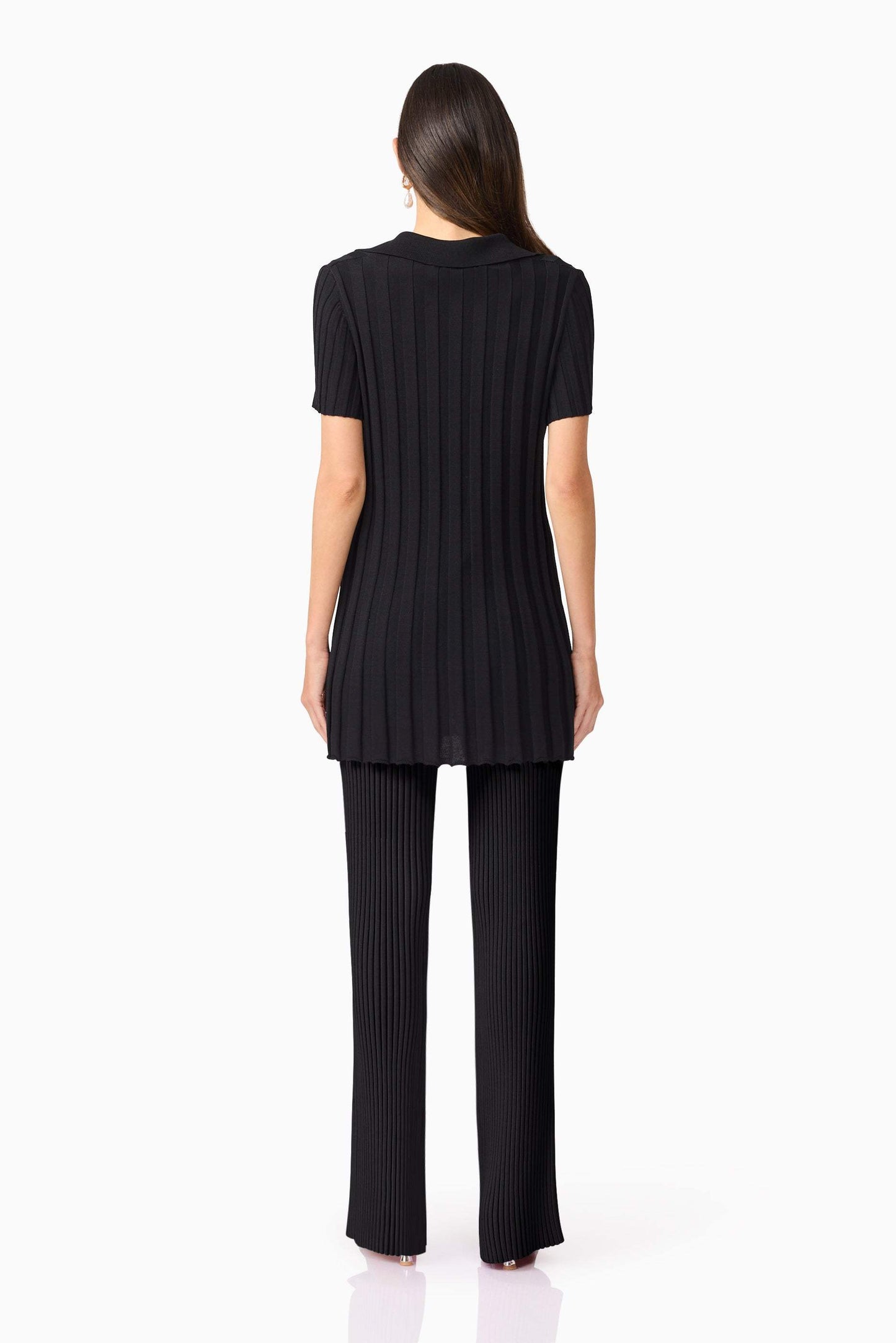 CURAAE Annabelle Knit Shirt In Black