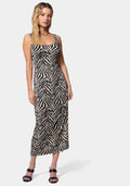 Zebra Maxi Resort Dress