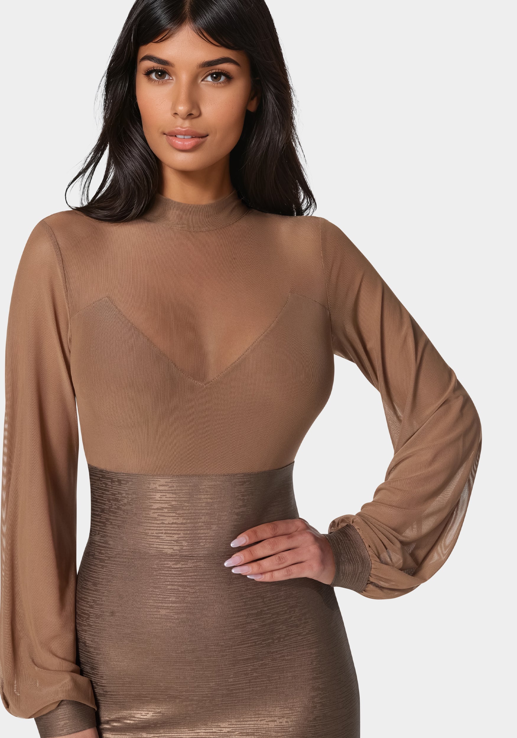 Bandage Sparkle Skirt Dress