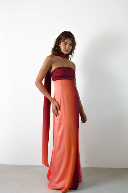 Vivia Scarf Dress — Aurora