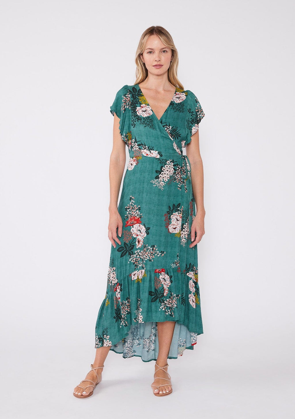 Deisy Floral Wrap Dress