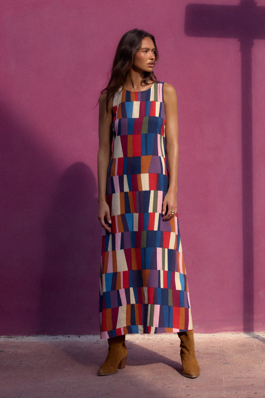 Binnie Dress In Forget Me Not