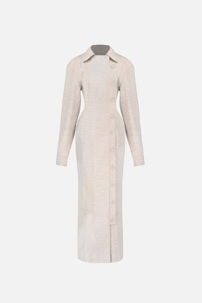 Blythe Trench Dress — Snakeskin