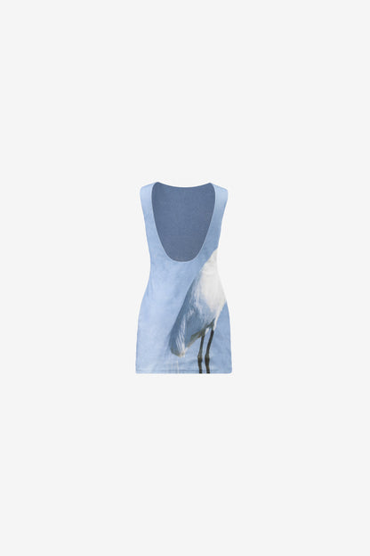 Chloe Linen Dress — Heron