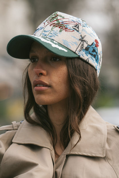 Palm Jacquard Hat