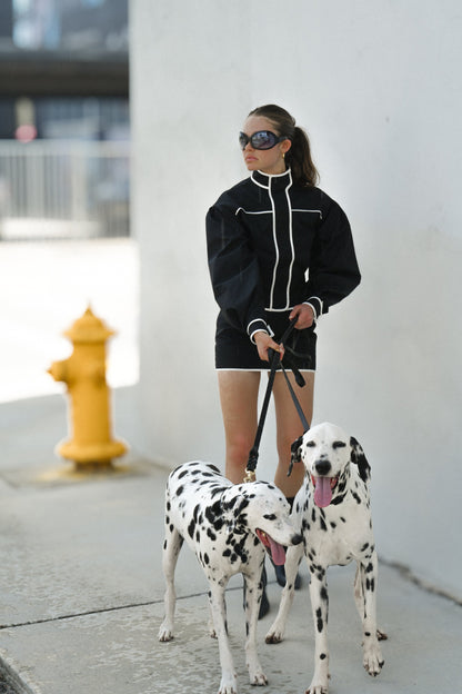 Mindy Cotton Jacket — Black