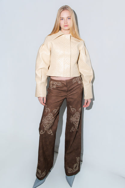 Seba Pants — Mahogany