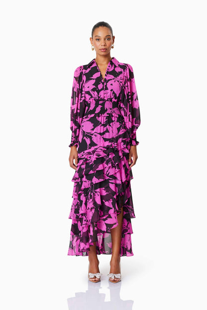 Yuna Hilo Maxi Dress In Pink