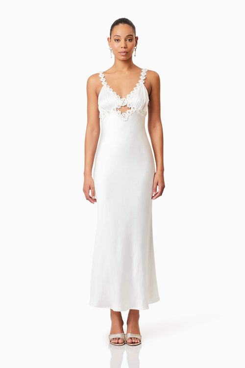 Clarissa Maxi In White