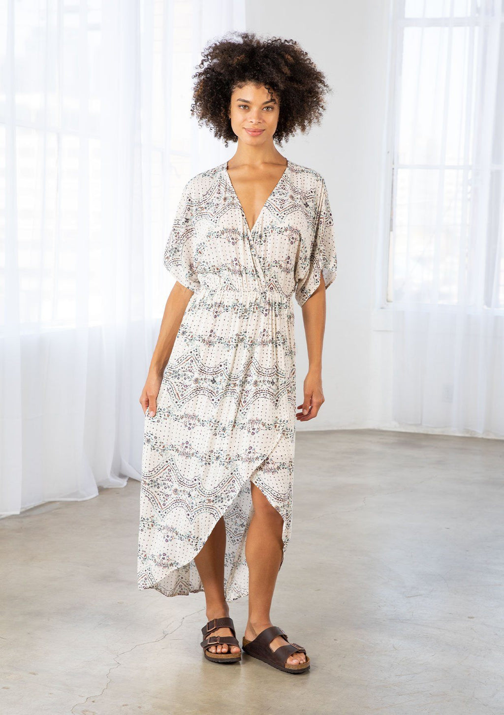 Acacia Floral Midi Dress