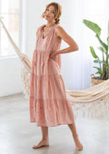 Strawberry Wine Maxi Dress
