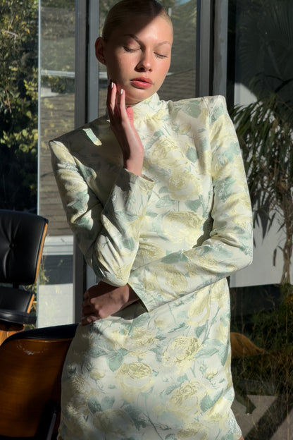 Sterling Dress — Sage Floral