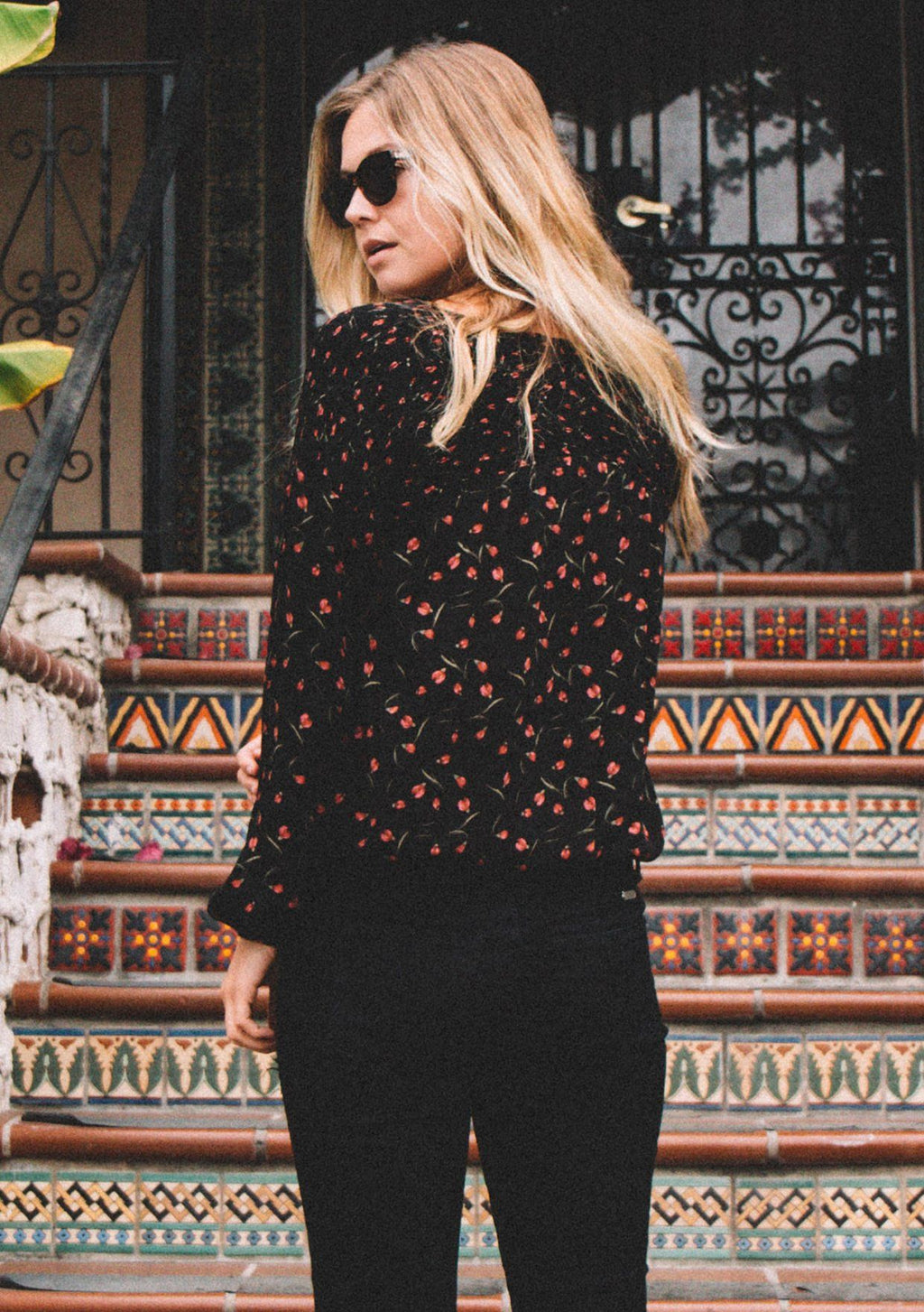 Kenzie Tulip Printed Top