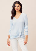 Carrie Knot Front V-Neck Pullover