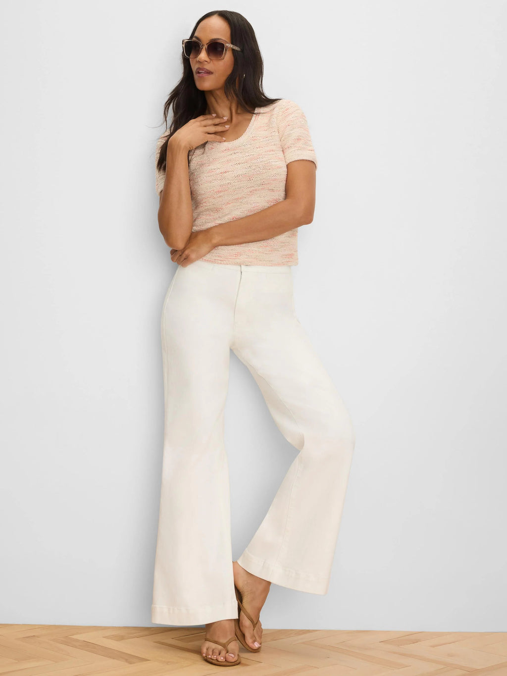 Textured Wave Sweater Tee