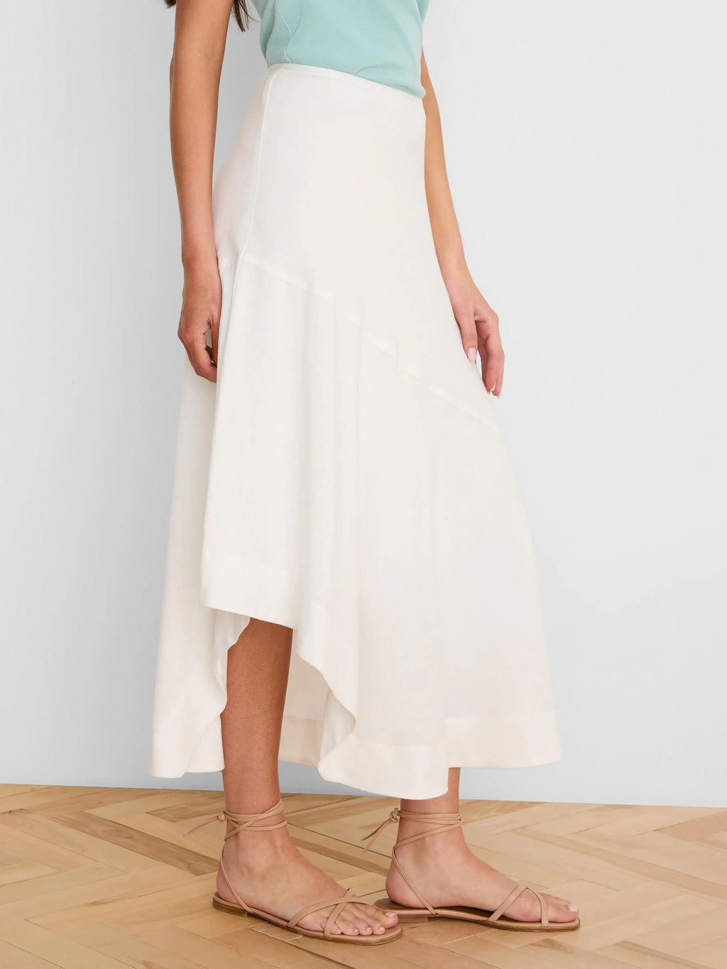 Long Engagement Rumba Linen Skirt