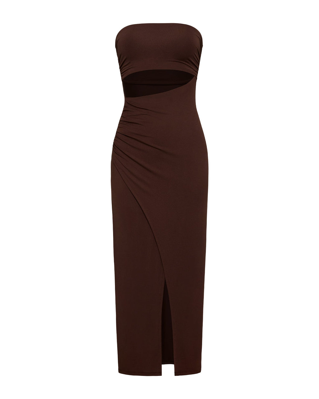 x The Salty Blonde Corsica Dress - Espresso