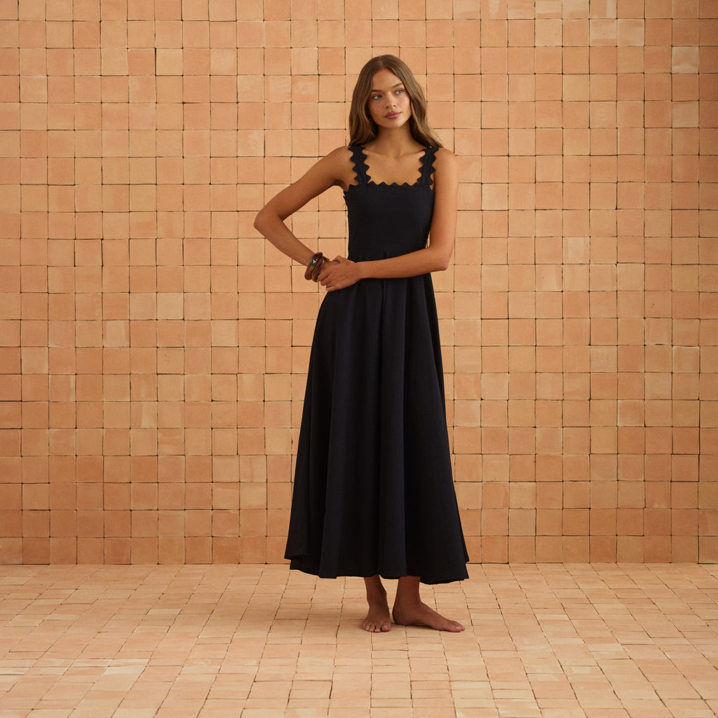River Dress In Black