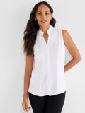 Mixed Media Collar Tank