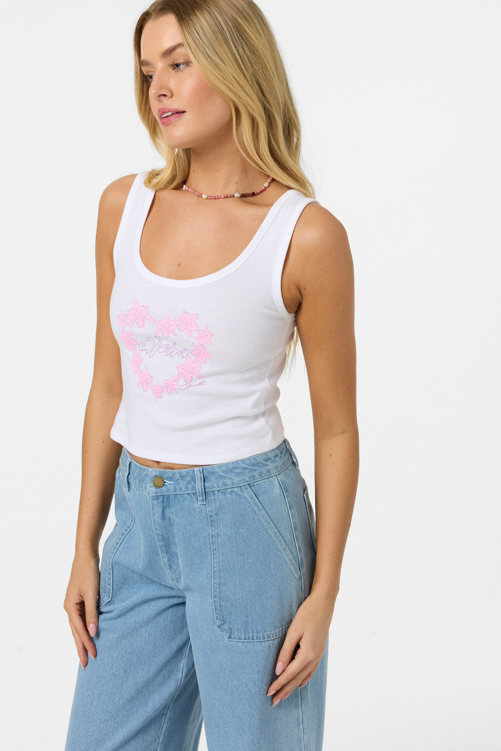 Leah Hawaii Scoopneck Tank