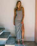 London Dress - See Both Sides Stripe