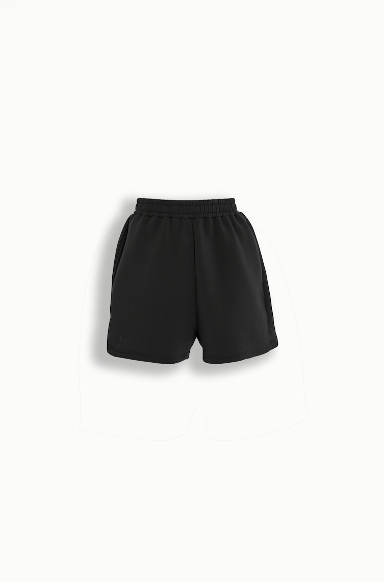 Herald Floral Sweat Shorts — Navy