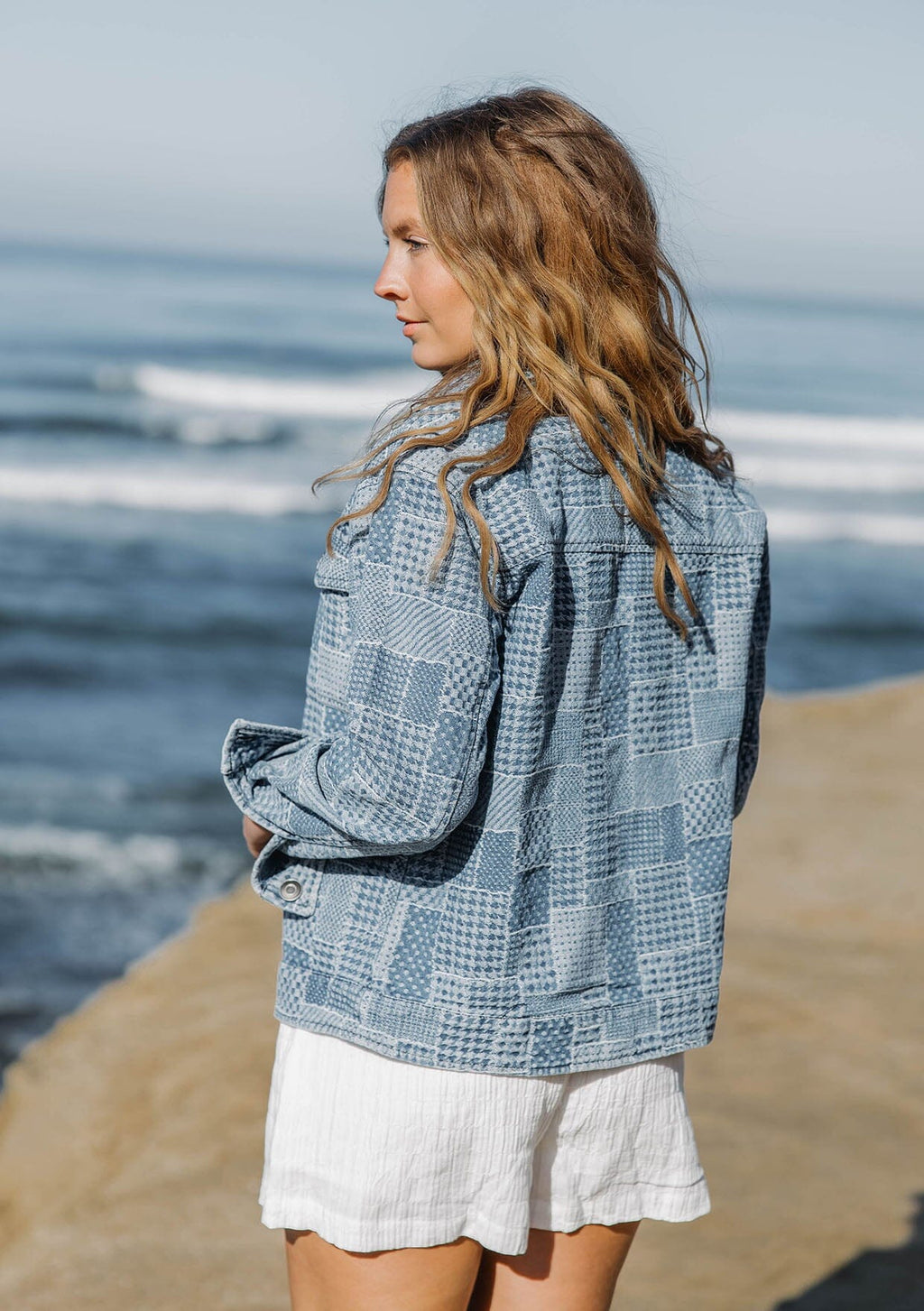 Blake Patchwork Trucker Jacket