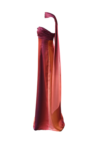 Vivia Scarf Dress — Aurora