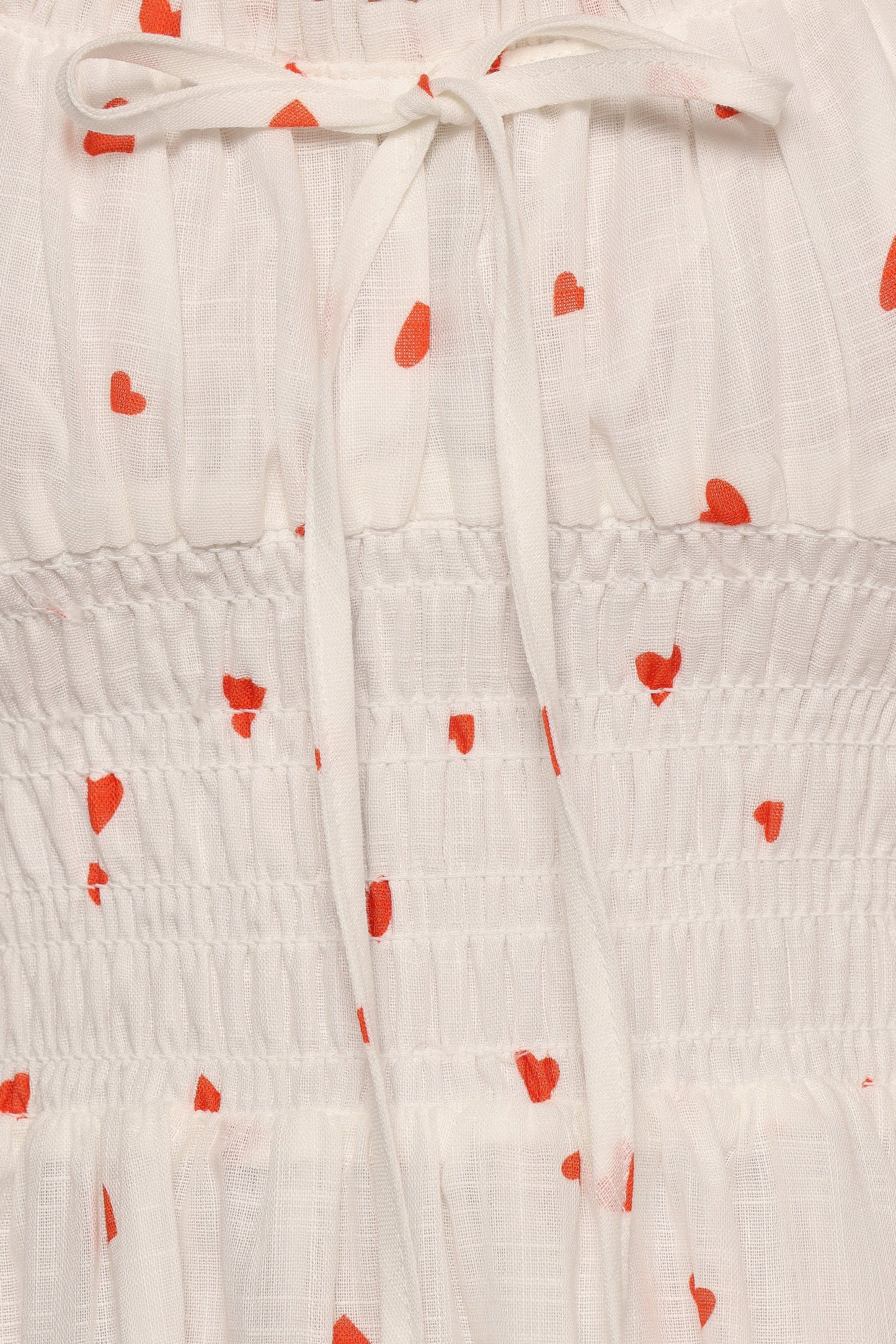 Auguste Midi Dress - Ditsy Heart